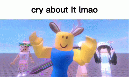Roblox Girl Friends Cry About It GIF
