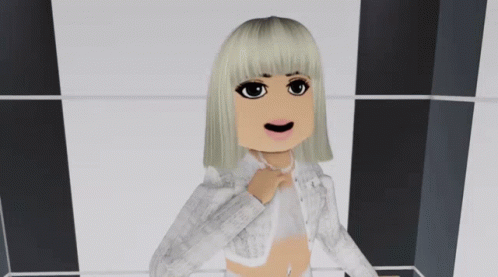 Roblox Girl Glitching Transformation GIF