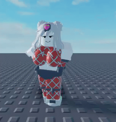 Roblox Girl Queen Crimson Outfit GIF