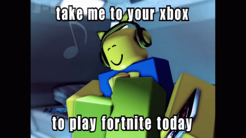 Roblox Guitar Playing Fortnite Meme GIF