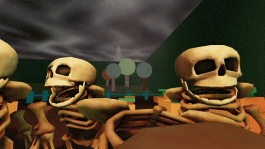 Roblox Jelly Beans Skeleton Meme GIF