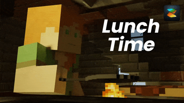 Roblox Lunch Time Making GIF