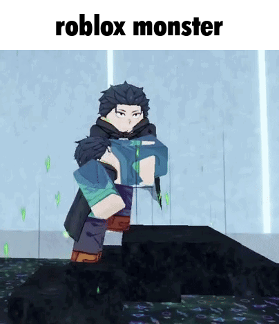 Roblox Monster Holding Another Person