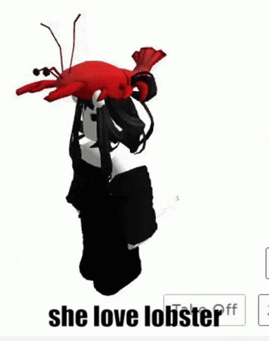 Roblox She Loves Lobster Spin Slow Motion GIF