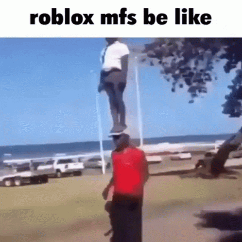 Roblox Standing On Head Meme GIF