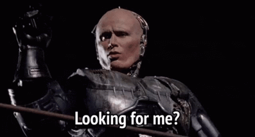 Robocop Looking For Me GIF