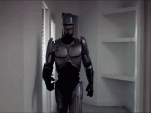 Robocop Walking GIF