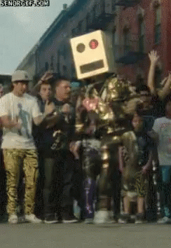 Robot Dance 244 X 354 Gif GIF