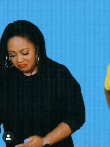 Black Woman Robot Dance GIF