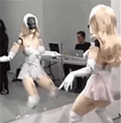 Uncanny Valley Robot Dance GIF