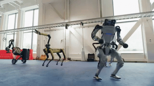 Boston Dynamics Speed Robot Dance GIF