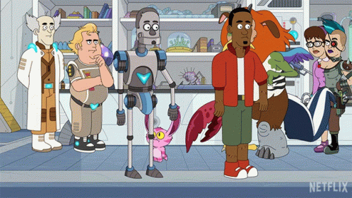 Farzar Scootie Robot Dance GIF