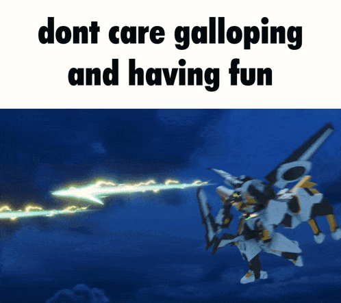 Robot Galloping and Having Fun