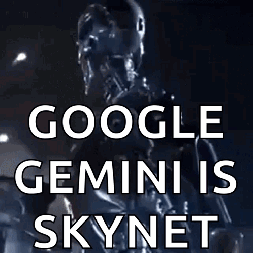 Robot Google Gemini Is Skynet