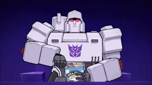 Robot Holding Ben and Jerry's