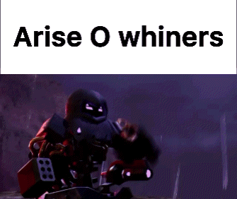 Robot Holding Gun Arise O Whiners