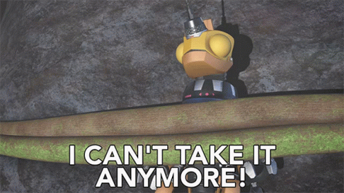 Robot I Can't Take It Anymore GIF