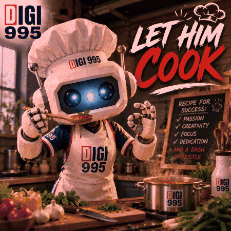 Robot in Chef's Hat Digi 995 Ad
