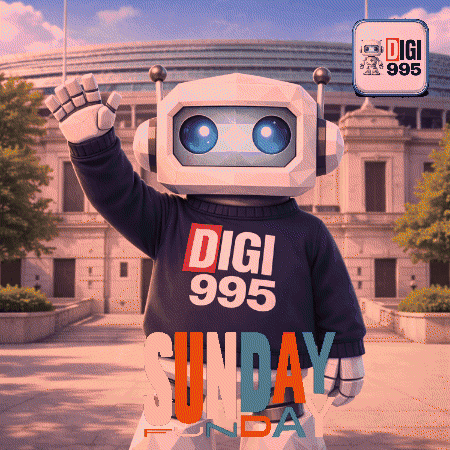 Robot In Digi 995 Sunday Sweatshirt GIF