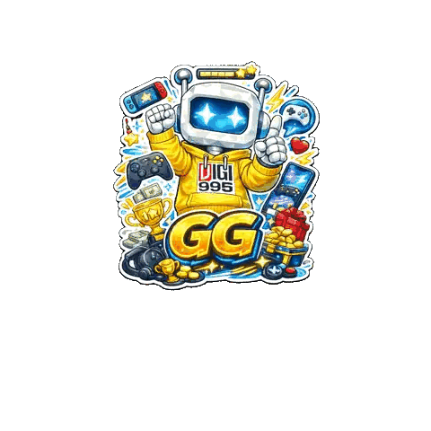 Robot in Hoodie Saying GG