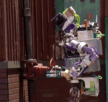 Robot Machine Fell Down GIF