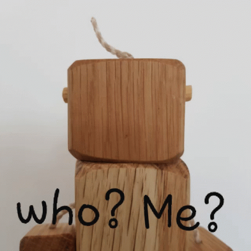 Robot Ned Ned Who Me GIF