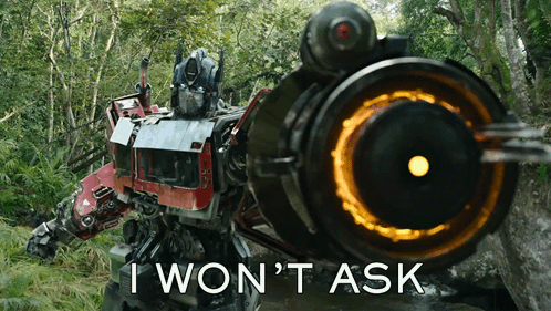 Robot Saying Autobots