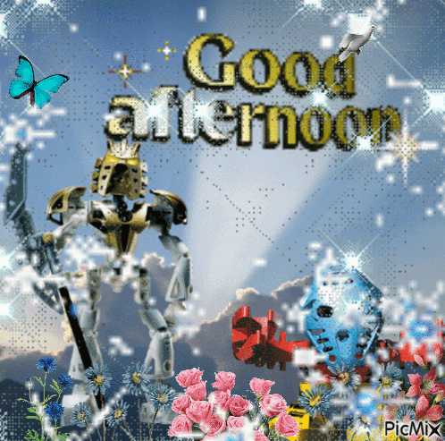 Robot Saying Good Afternoon GIF