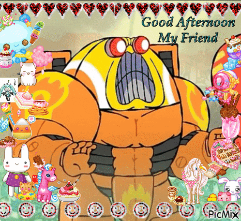 Robot Saying Good Afternoon My Friend