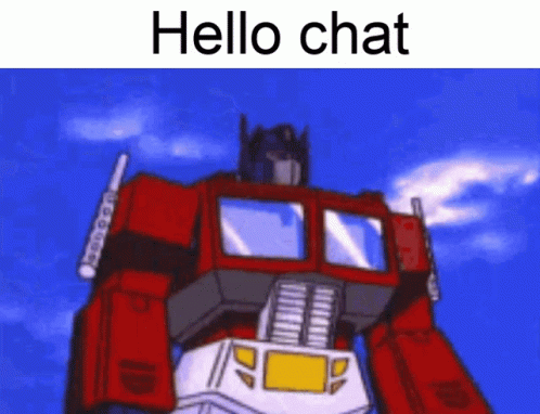 Robot Saying Hello Chat
