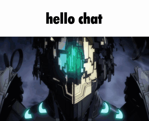 Robot Saying Hello Chat GIF