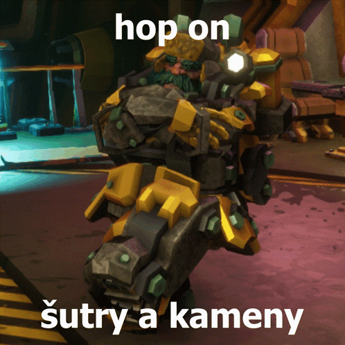 Robot Saying Hop On