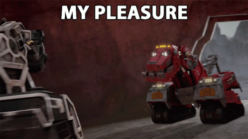Robot Saying My Pleasure GIF