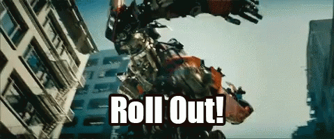 Robot Saying Roll Out