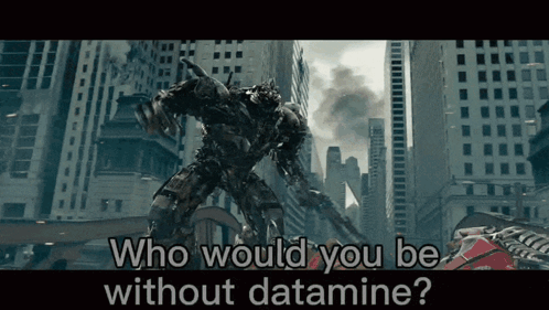 Robot Saying Who Would You Be Without Datamine