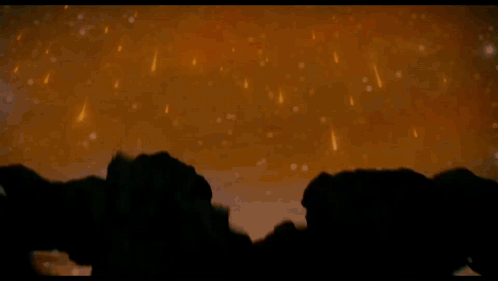 Robot Silhouette in Desert at Sunset