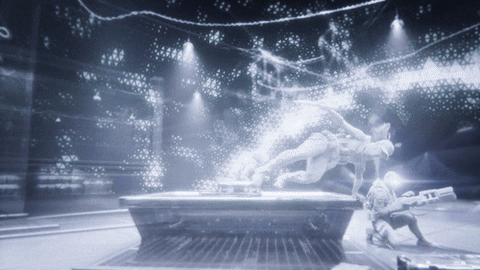 Robot Slides Shooter GIF