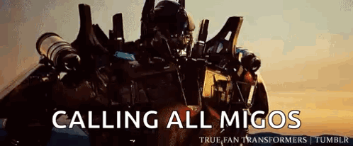 Robot Standing On Grass Hill GIF