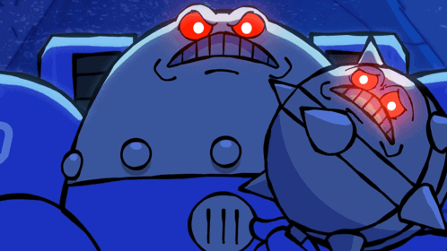 Robot With Chain Around It