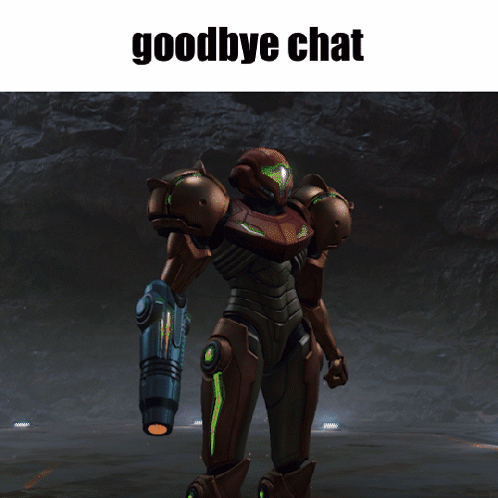Robot With Goodbye Chat