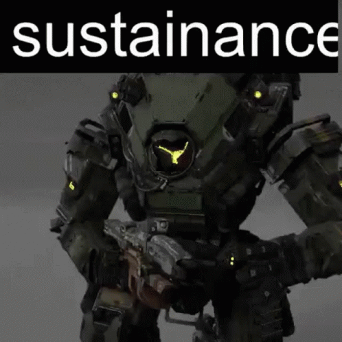 Robot With Gun by Sustainance Sign