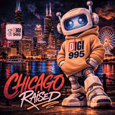 Robot With Hoodie Saying Digi