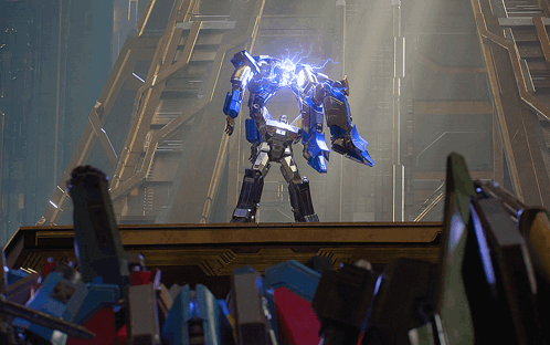 Robot With Lightning Bolt