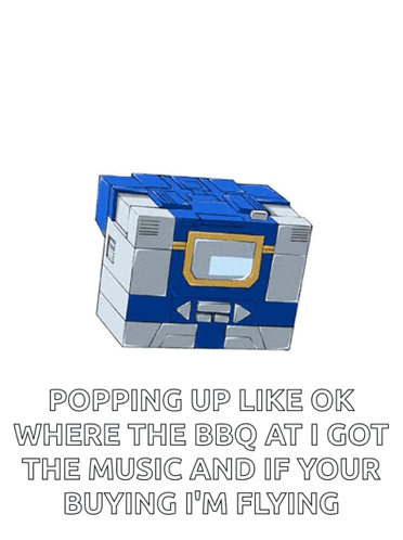 Robot With Pop Up Text Saying Ok