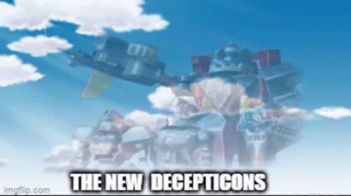 Robot With Text The New Decepticons