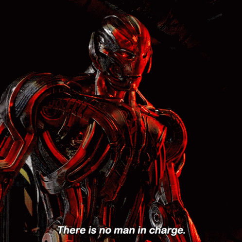 Robot With There Is No Man in Charge