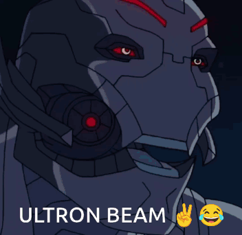 Robot With Ultron Beam
