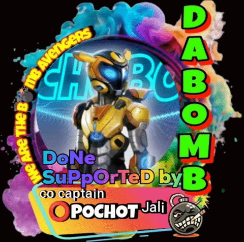 Robot With Words Done Supported By B