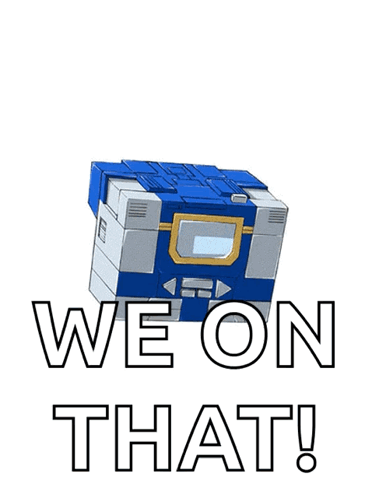 Robot With Words We On That