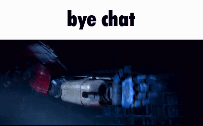 Robotic Arm Saying Bye Chat